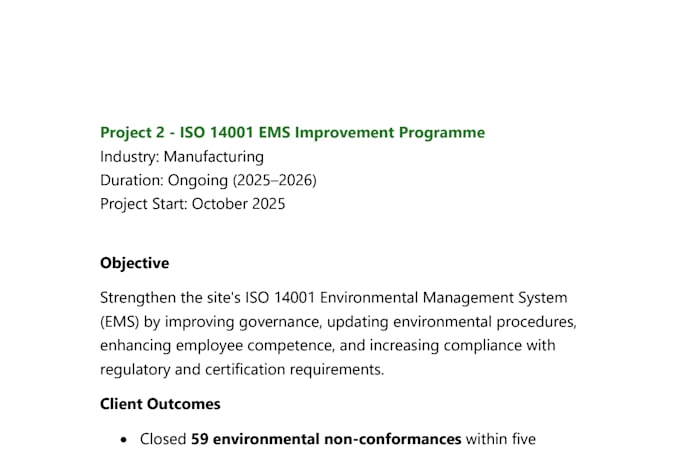 conduct an iso 14001 environmental compliance gap analysis